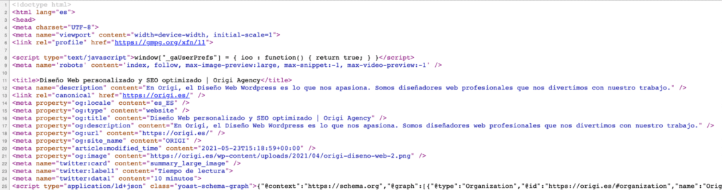 HTML Origi Agency